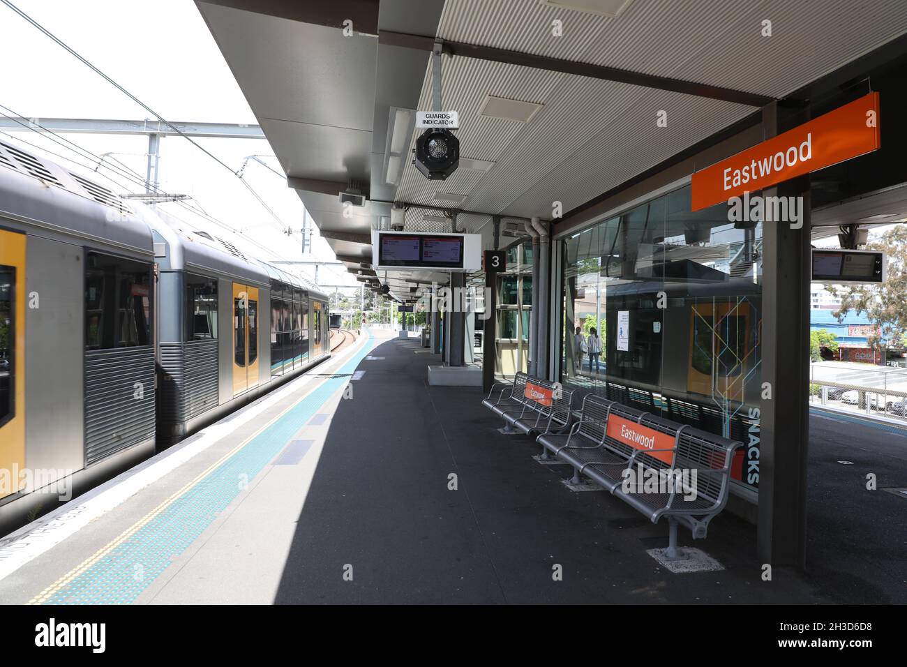 Gare d'Eastwood, Sydney, Nouvelle-Galles du Sud, Australie Banque D'Images