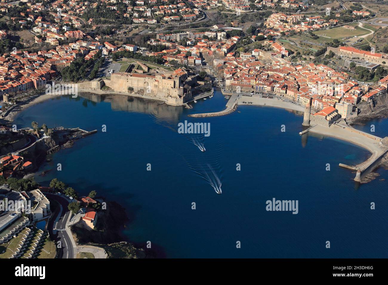 FRANCE PYRÉNÉES ORIENTALES (66) COLLIOURE Banque D'Images