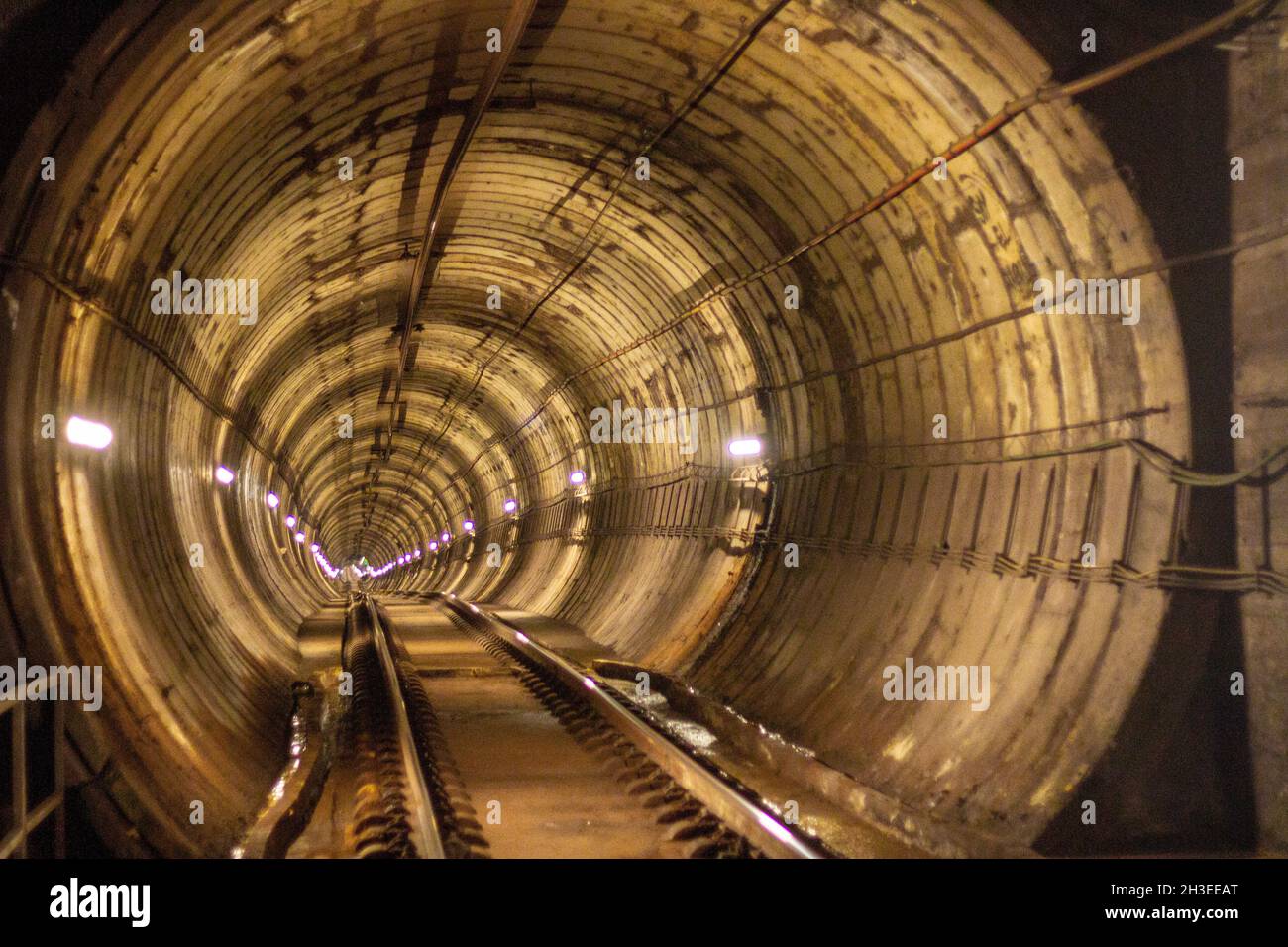 Tunnels de métro de Barcelone Banque D'Images