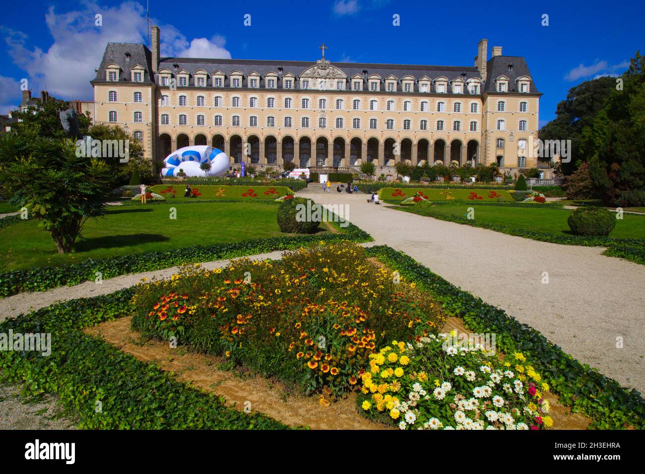 France, Bretagne, Rennes, Palais Saint-Georges, Banque D'Images