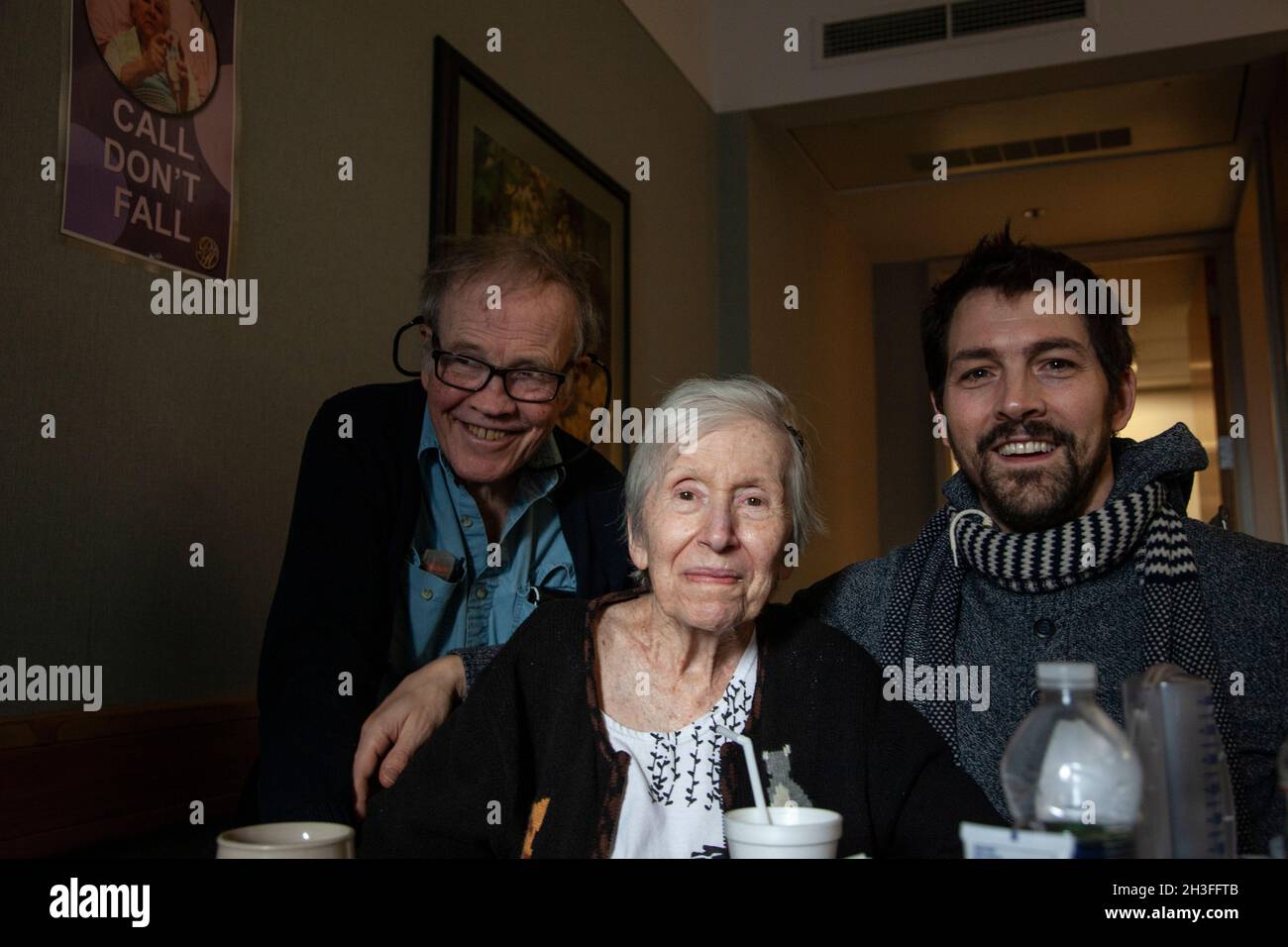 la famille qui s'en sort Banque D'Images