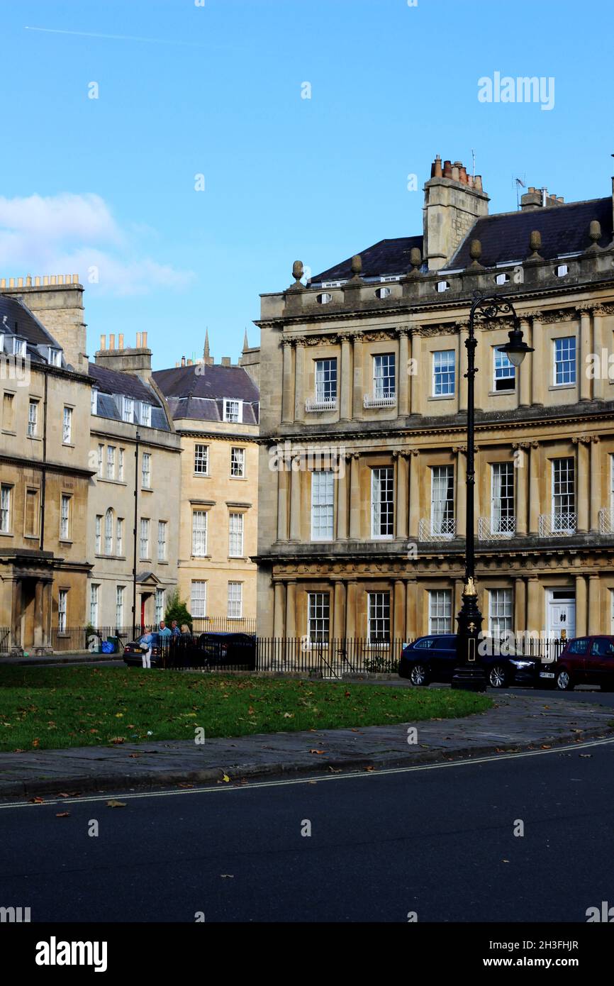 Architecture à Bath, la seule ville de Grande-Bretagne classée au patrimoine mondial Banque D'Images