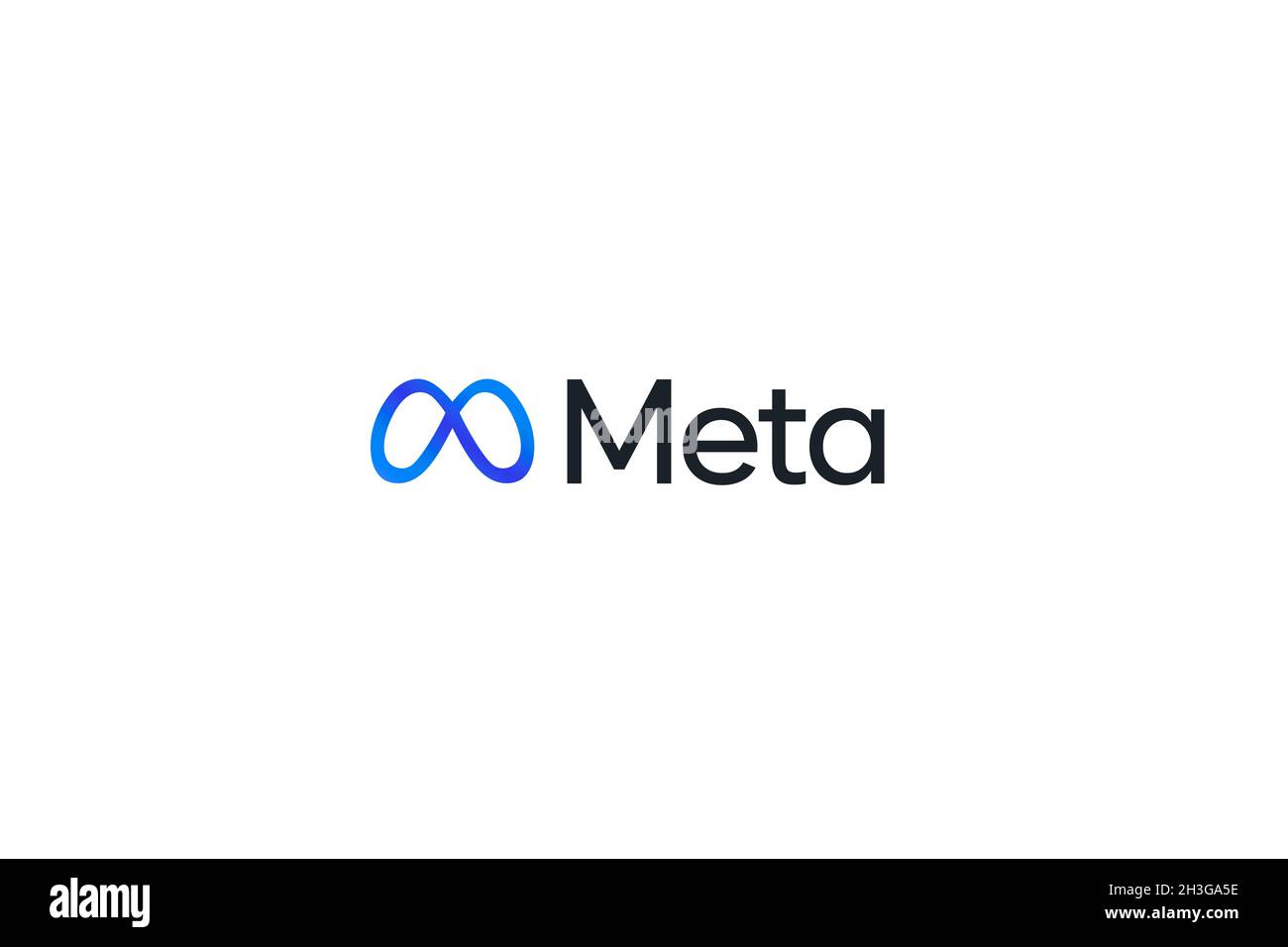 Californie, États-Unis.28 octobre 2021 : META logo, concept de rebrand Facebook.Transition et changement en métaverse. Banque D'Images