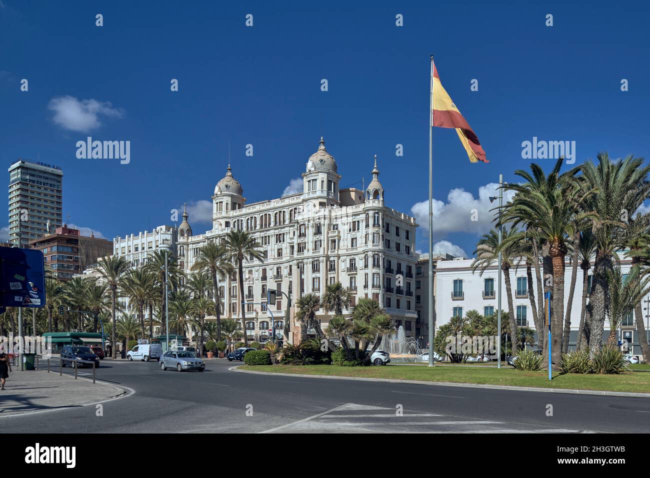 Carbonell à Alicante.Bâtiment exceptionnel et célèbre pour son histoire à Alicante.Communauté Valencienne, Espagne, Europe Banque D'Images