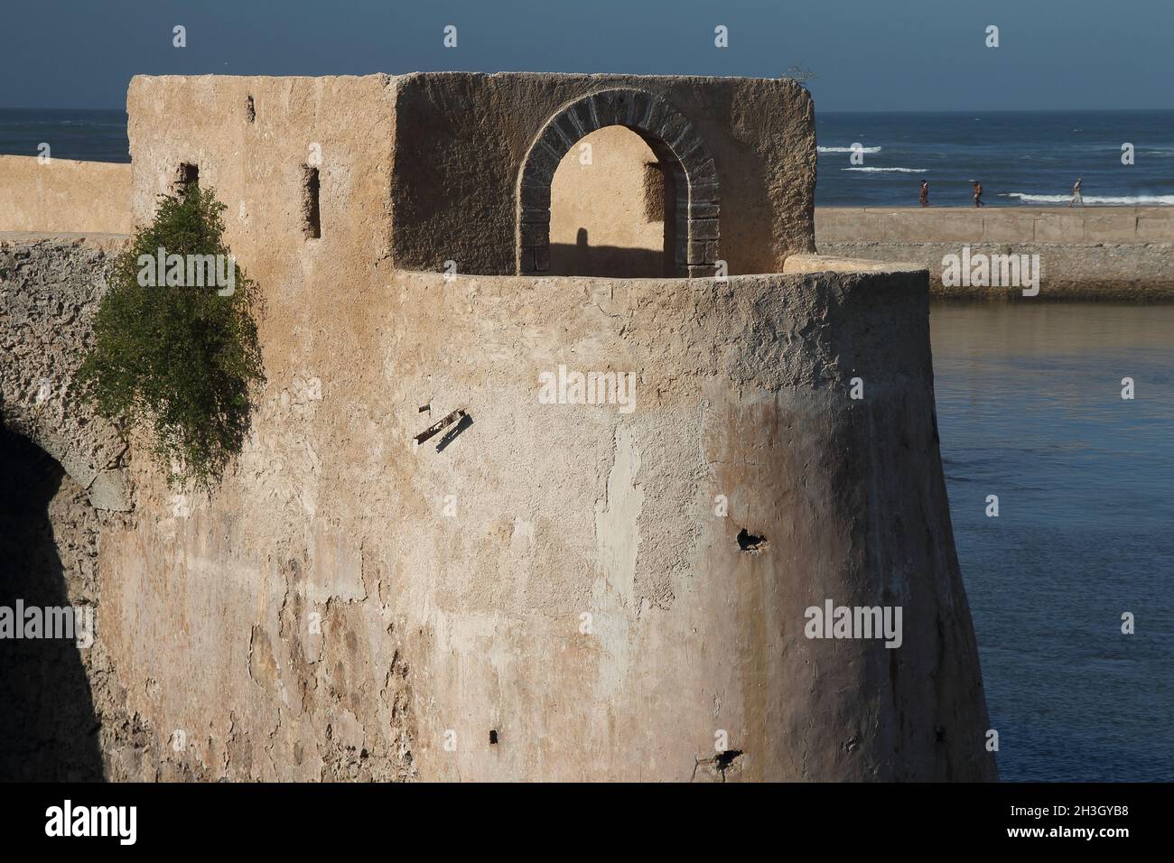 Bastion de l'Ange dans la ville fortifiée portugaise de Mazagan.El-Jadida Banque D'Images