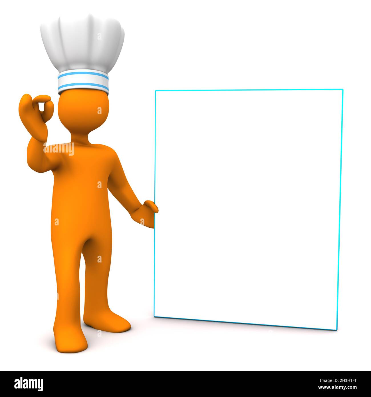 Meilleur menu du chef Banque D'Images