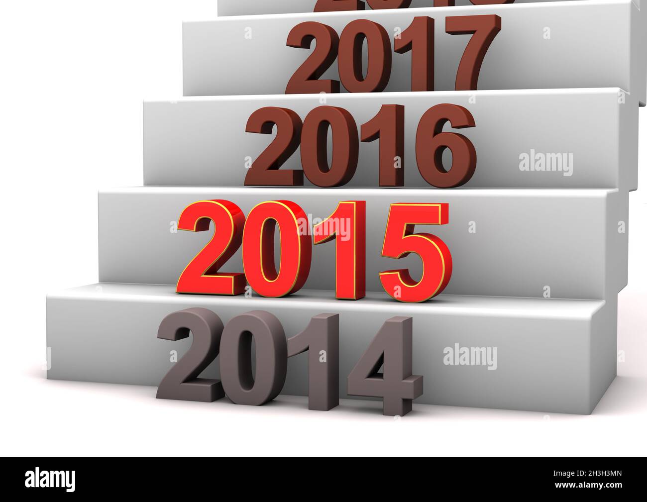 2015 escalier Banque D'Images