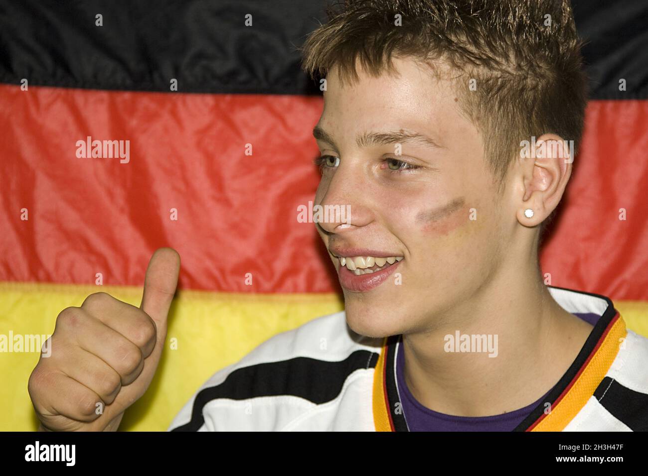 Fan de football Banque D'Images