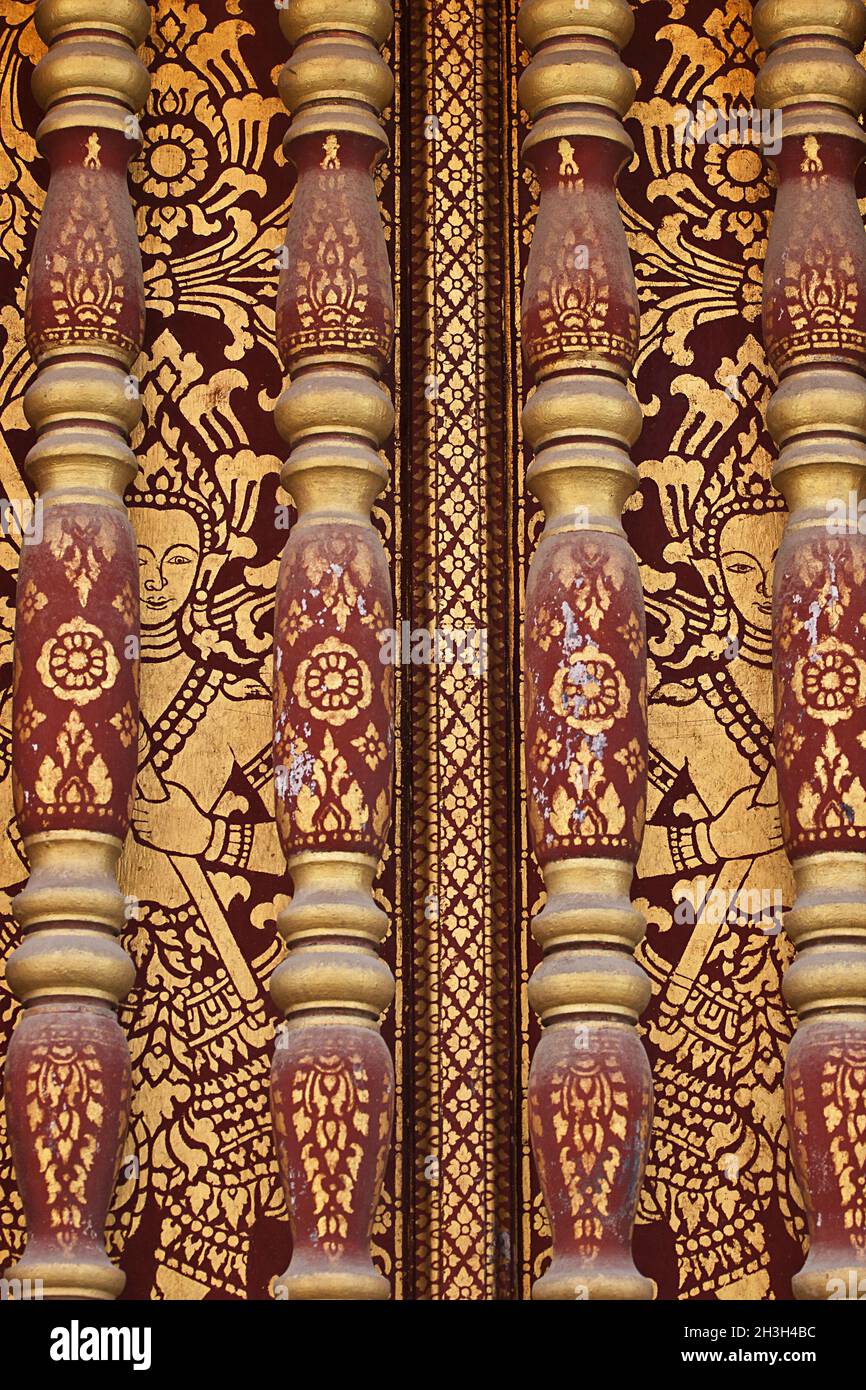 Temple Lao Banque D'Images