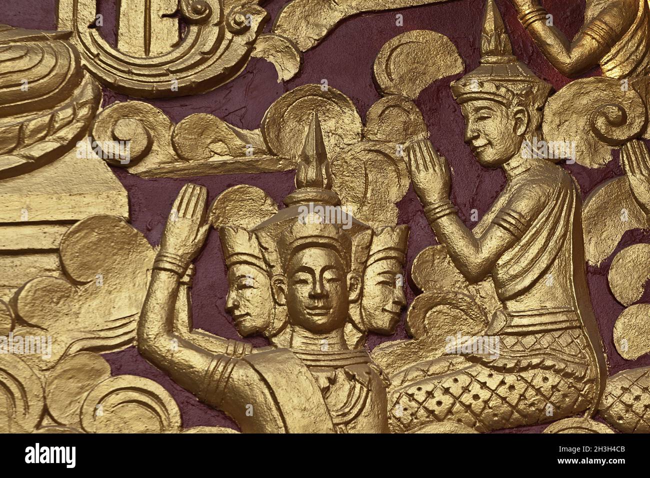 Bouddha Lao Banque D'Images