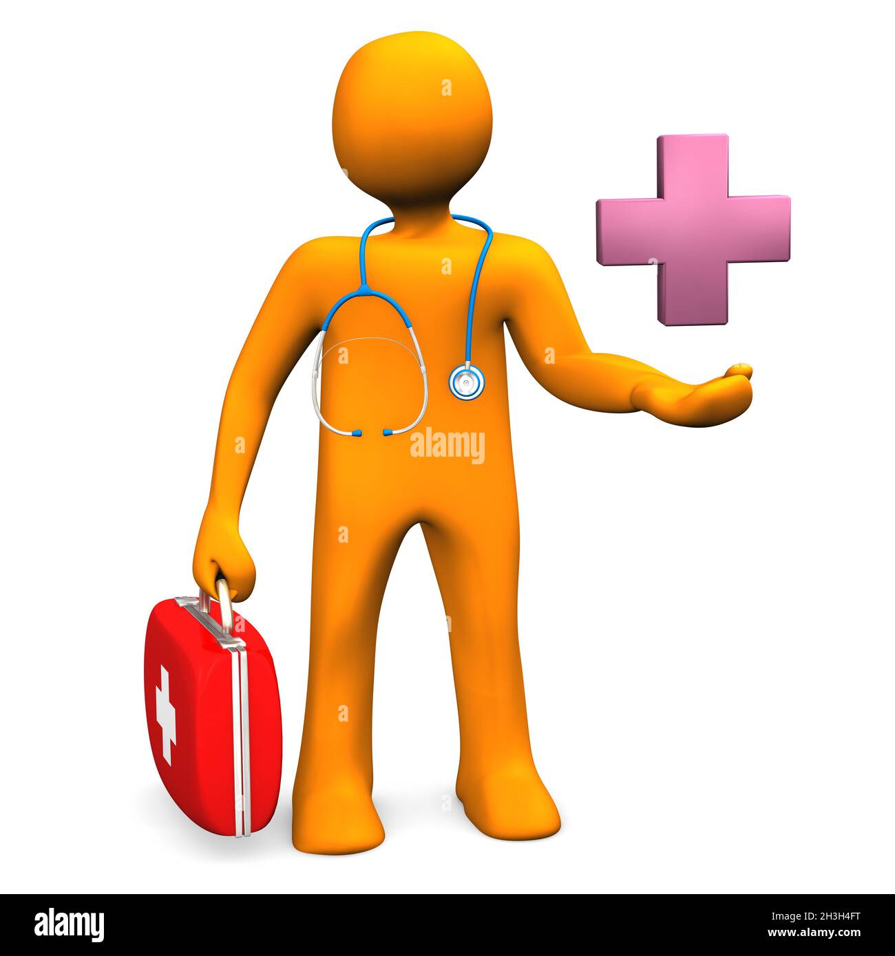 Croix du médecin Banque D'Images