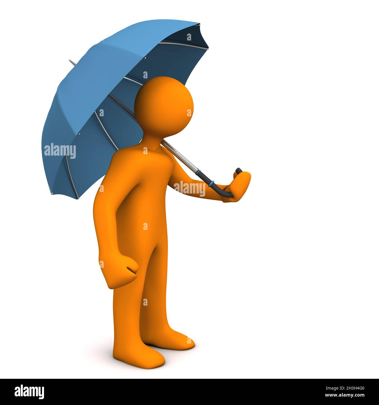 Parapluie pour mannequin Banque D'Images