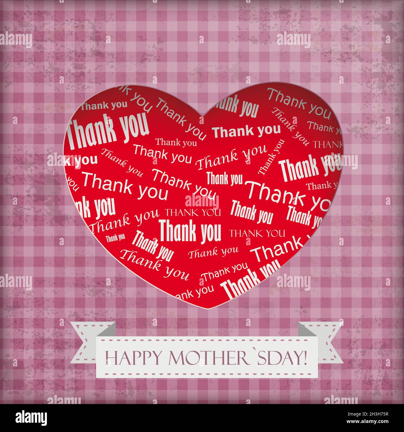 Arrière-plan vintage Mothersday Banque D'Images