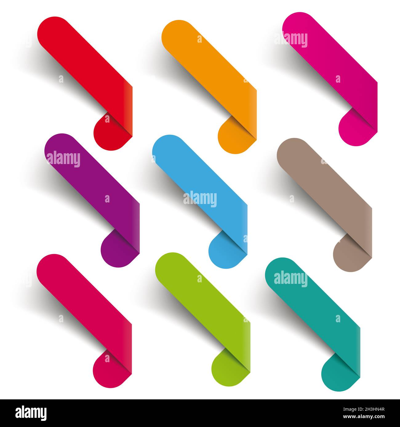 Éléments de la série d'infographies Banque D'Images