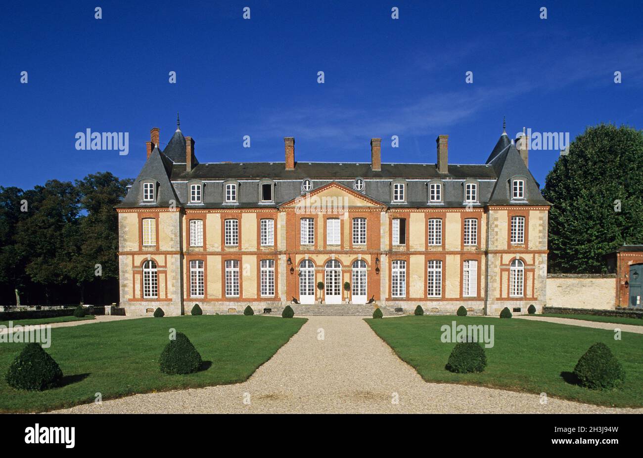 FRANCE,RÉGION CENTRE,DÉPARTEMENT LOIRET (45),CHÂTEAU DE MALESHERBES Banque D'Images