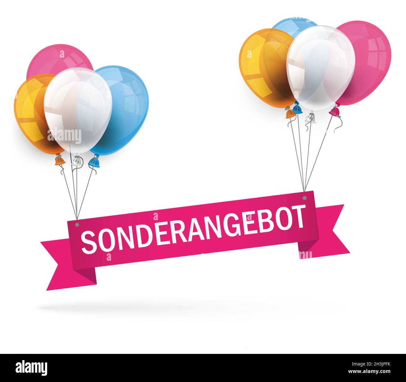 Ruban de bulles de couleur Sonderangebot Banque D'Images