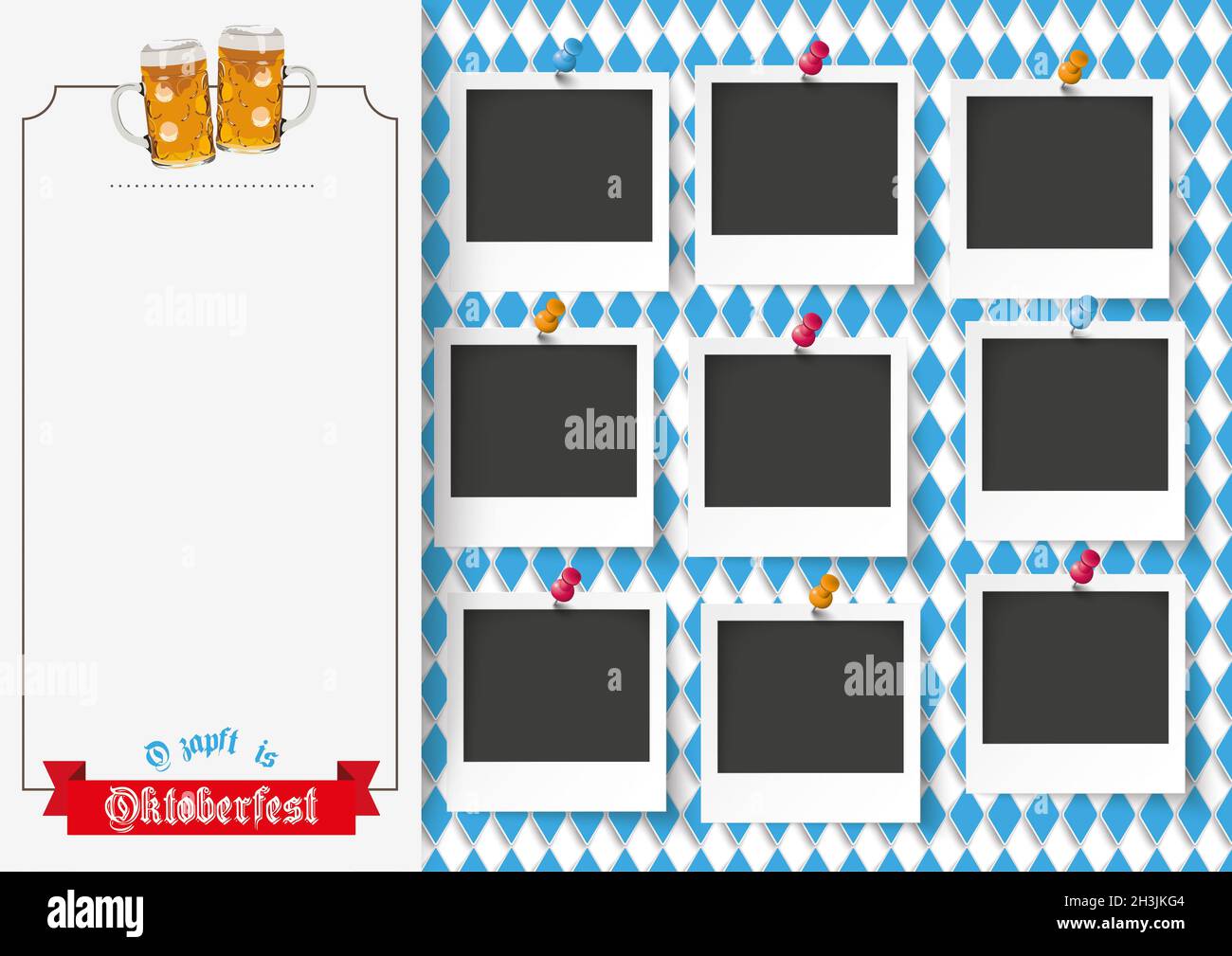 Ruban de bière neuf pics Oktoberfest Banque D'Images