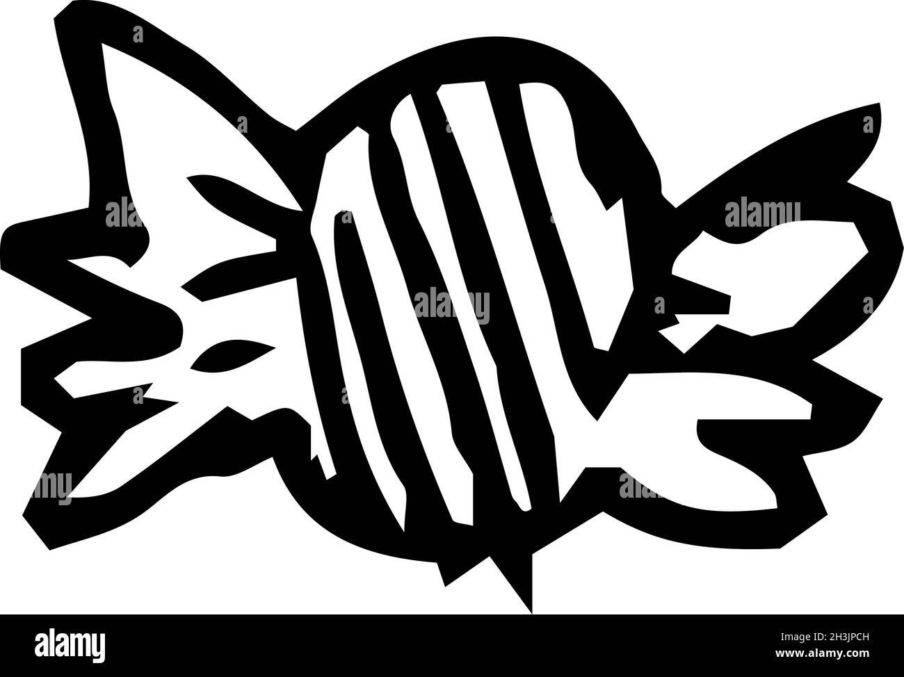 Voici une illustration des gribouches d'emballage Candy dessinées par des enfants Illustration de Vecteur