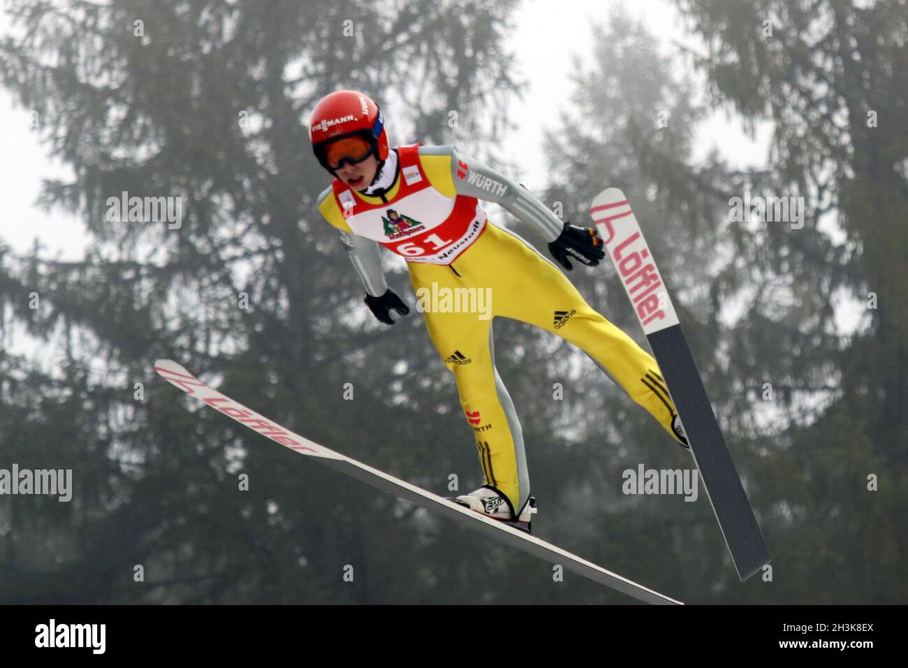FIS coupe continentale saut à ski Titisee-Neustadt Banque D'Images