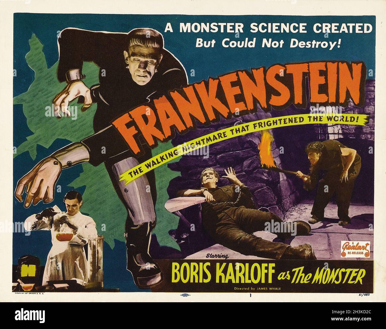 Frankenstein poster 1931 Banque de photographies et d’images à haute ...