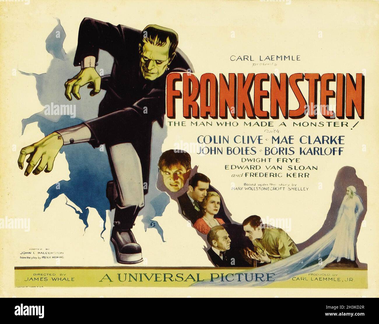 frankenstein-poster-1931-banque-de-photographies-et-d-images-haute