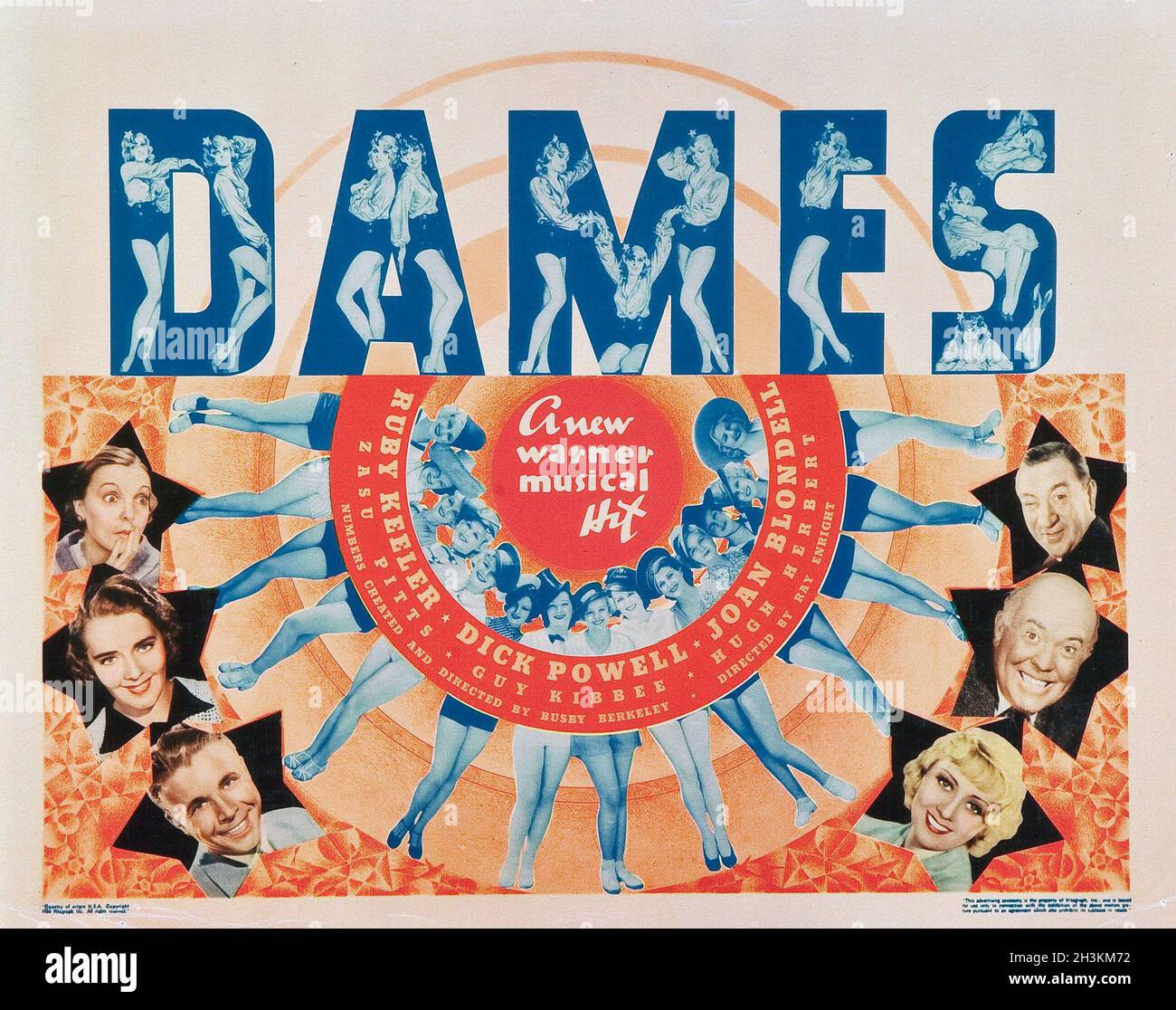 DAMES (1934), dirigé par RAY ENRIGHT.Crédit: WARNER BROTHERS / Album Banque D'Images