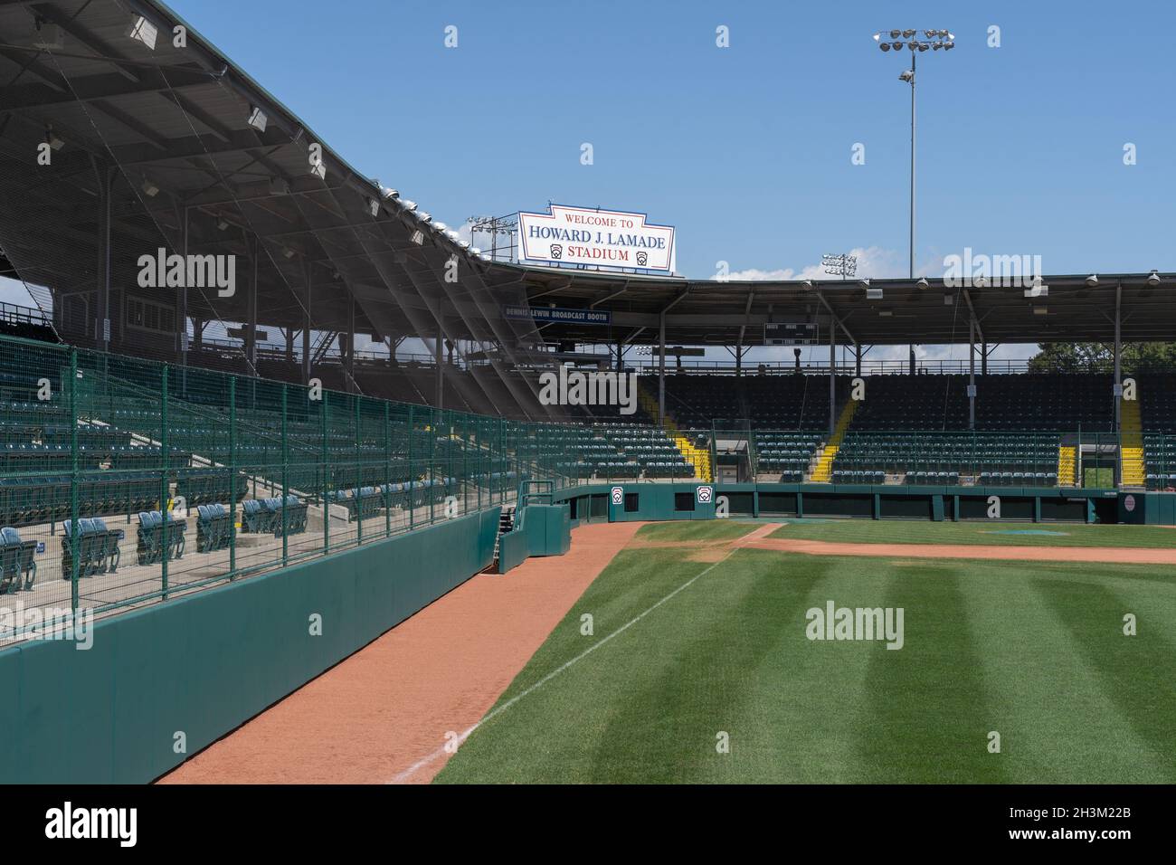 Williamsport, Pennsylvanie, États-Unis-6 septembre 2021 : The Howard J LaMade Field, stade de la Little League World Series Banque D'Images