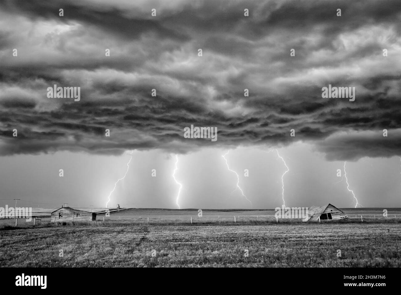 Prairie Storm Canada Banque D'Images