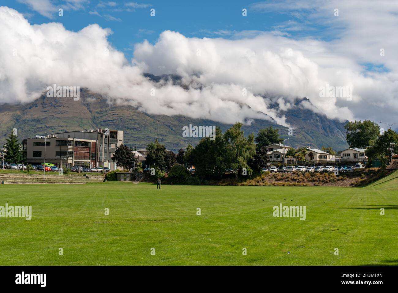 Queenstown Recreational Reserve, Nouvelle-Zélande Banque D'Images