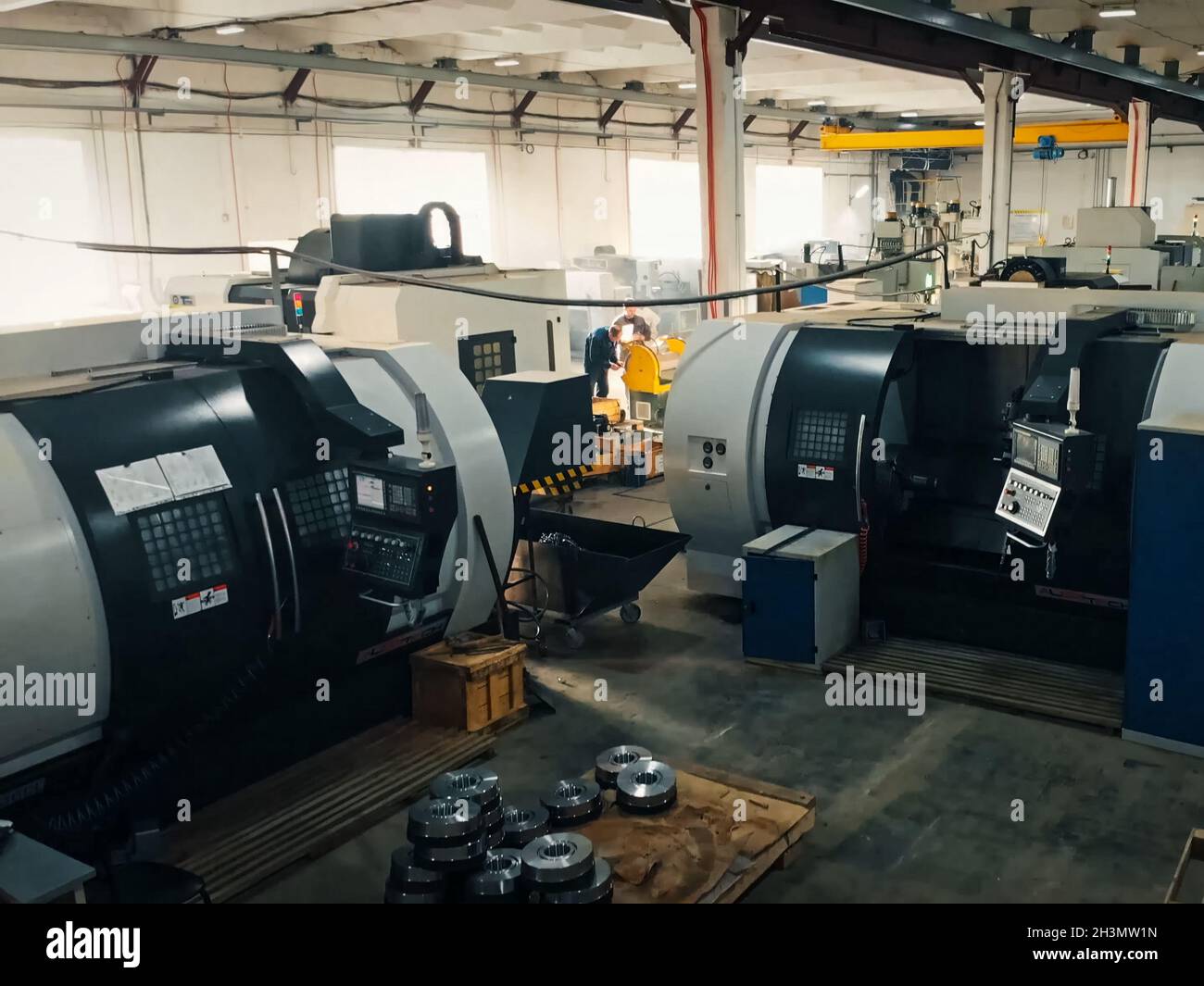 Machine à huile. A Détails des flacons et autres produits. Banque D'Images