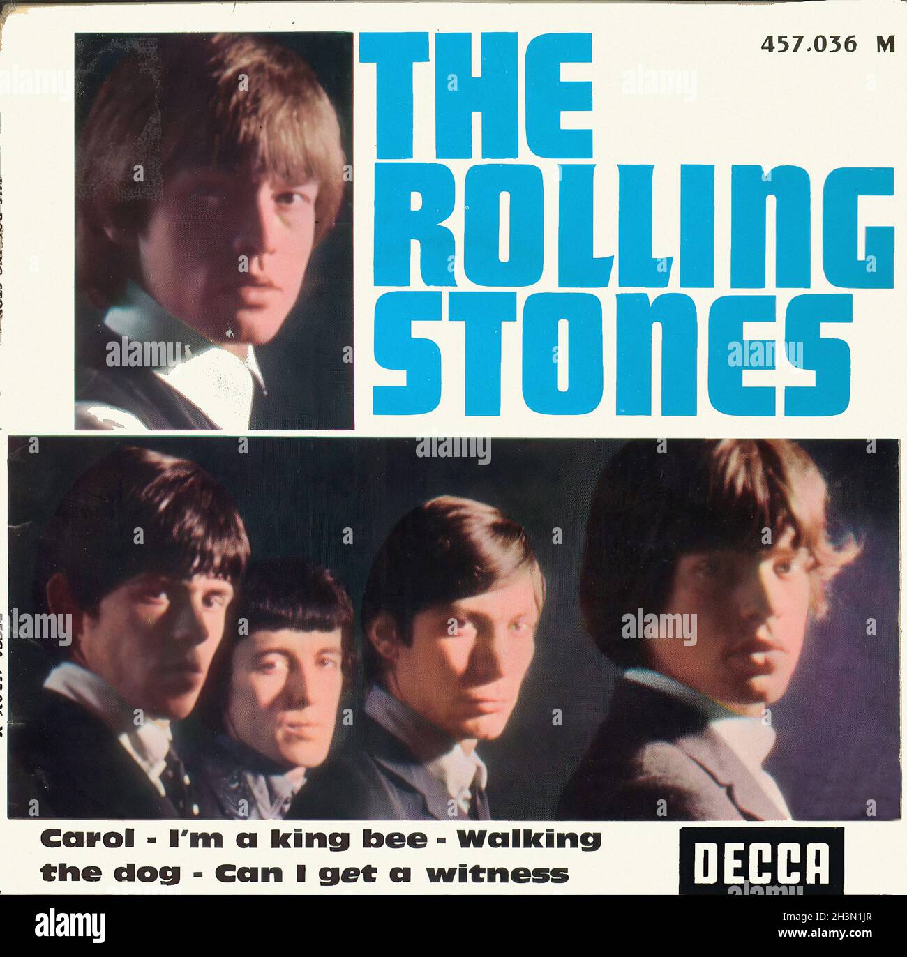 Vintage Vinyl Recording - Rolling Stones, The - Carol - F - 1964 Banque D'Images