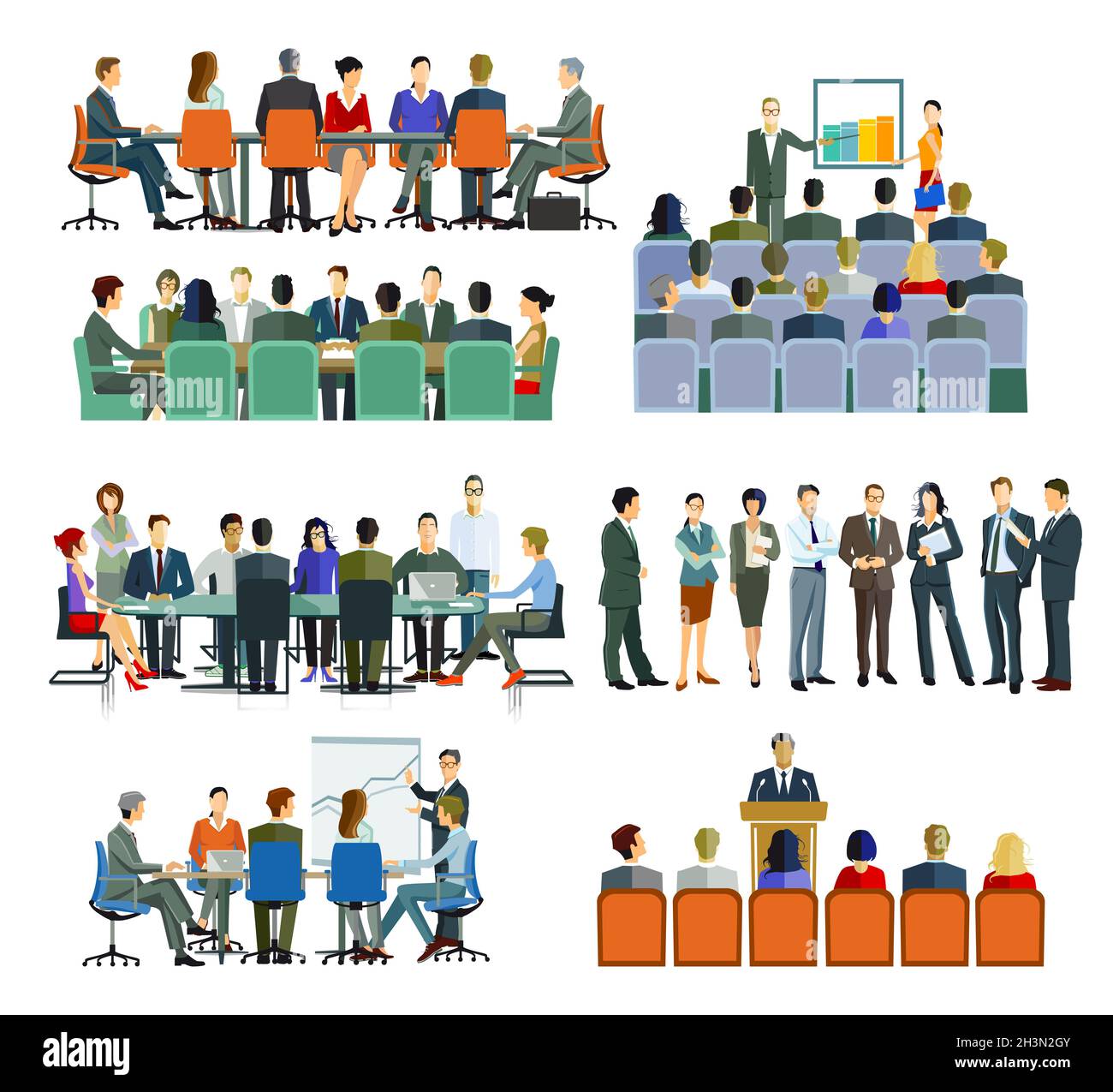 Présentation, conférence, collaboration, cours de formation Banque D'Images Présentation, conférence, collaboration, cours de formation Banque D'Images