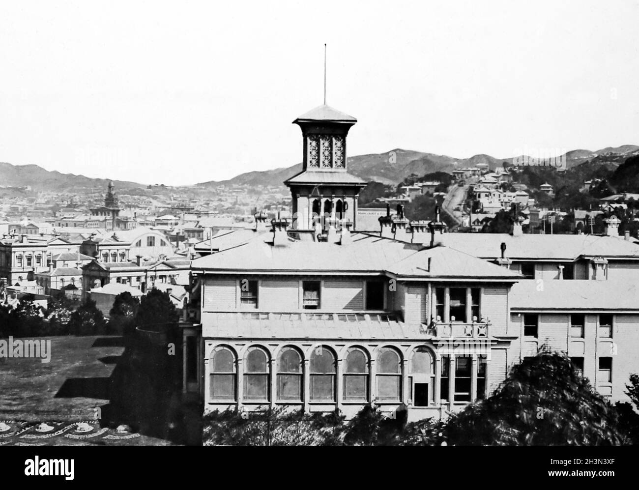 Gouvernement House, Wellington, Nouvelle-Zélande, début des années 1900 Banque D'Images