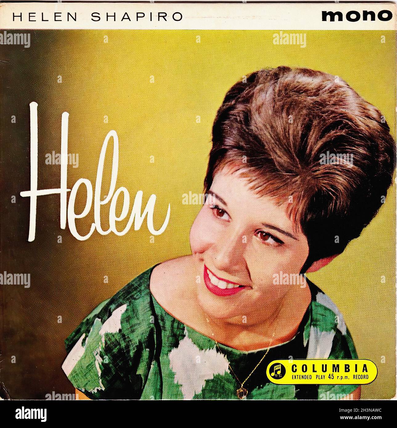 Vintage Vinyl Recording - Shapiro, Helen - Helen - EP - UK - 1961 Banque D'Images