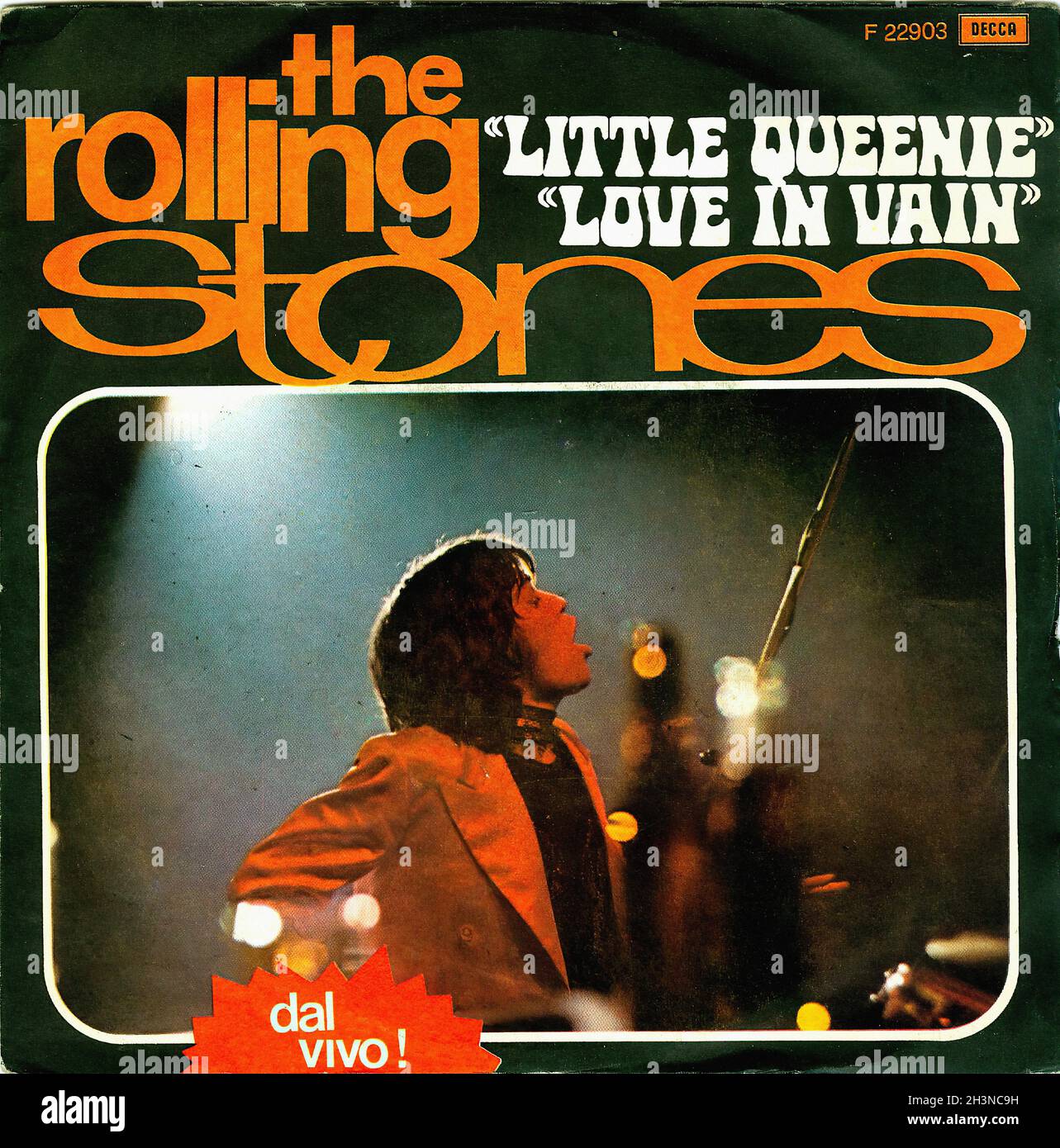 Vintage Vinyl Recording - Rolling Stones, The - Little Queenie, Live -  Italie - 1970 02 Photo Stock - Alamy