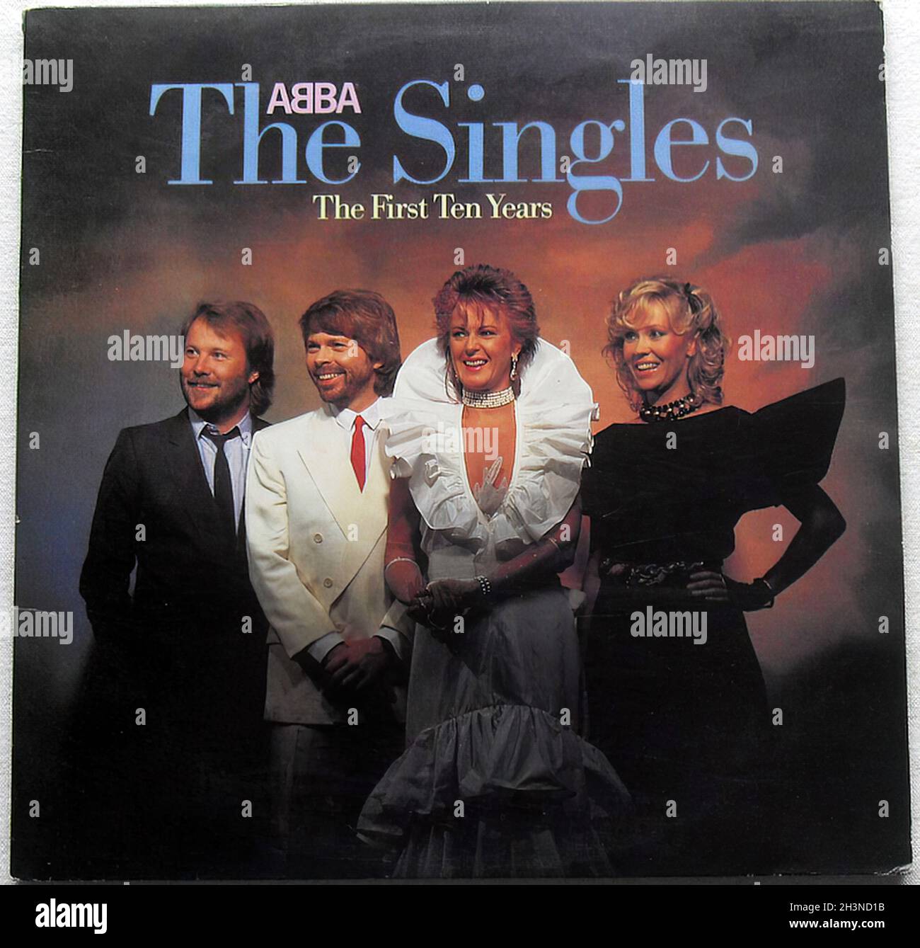 1982 Abba The Singles LP Record Album Sleeve Vinyl années 1970 A Banque D'Images