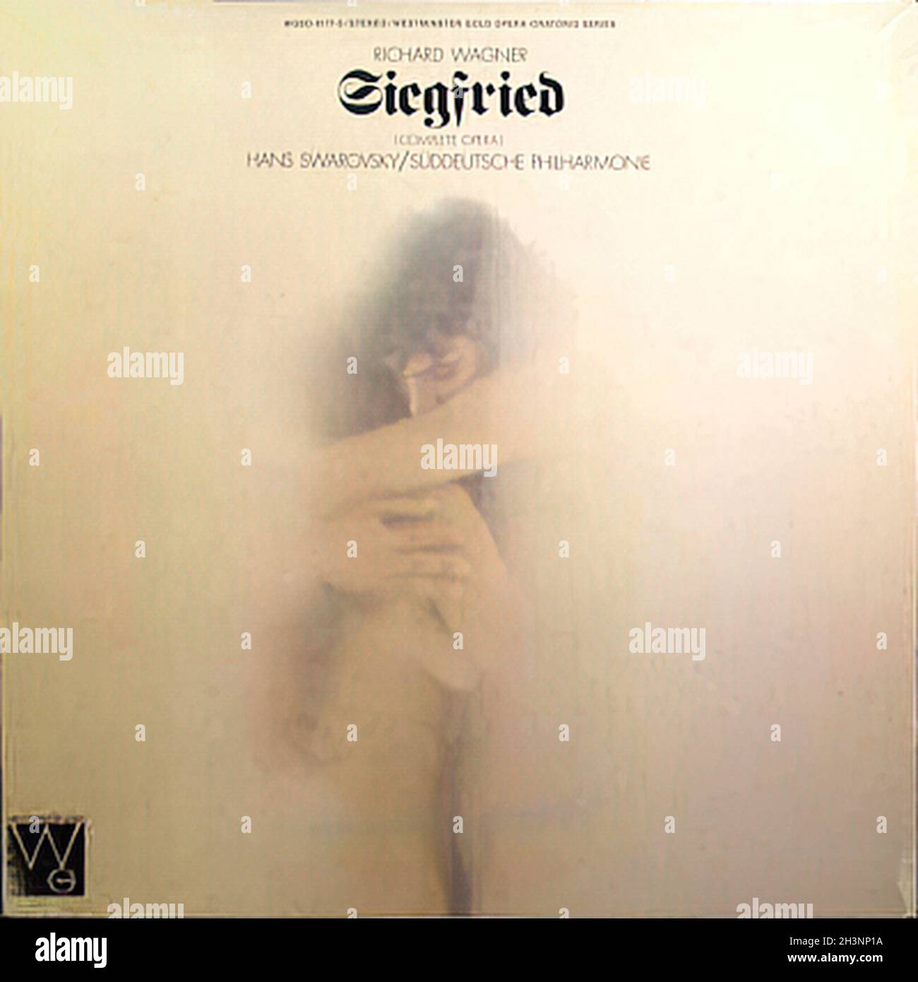 Wagner Siegfried - Swarowsky Westminster Gold - musique classique Vintage Vinyl Record Banque D'Images