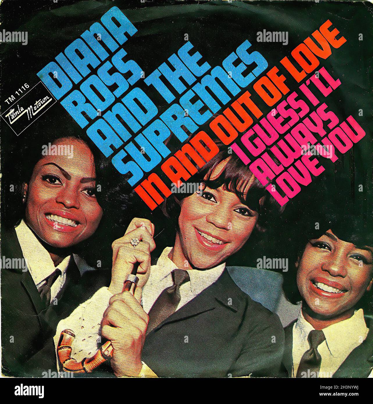 Vintage Vinyl Recording - Supremes, le - In and Out of Love - D - 1967 Banque D'Images