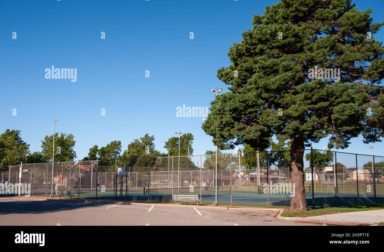 Ackley Park, Elk City, OK. Banque D'Images