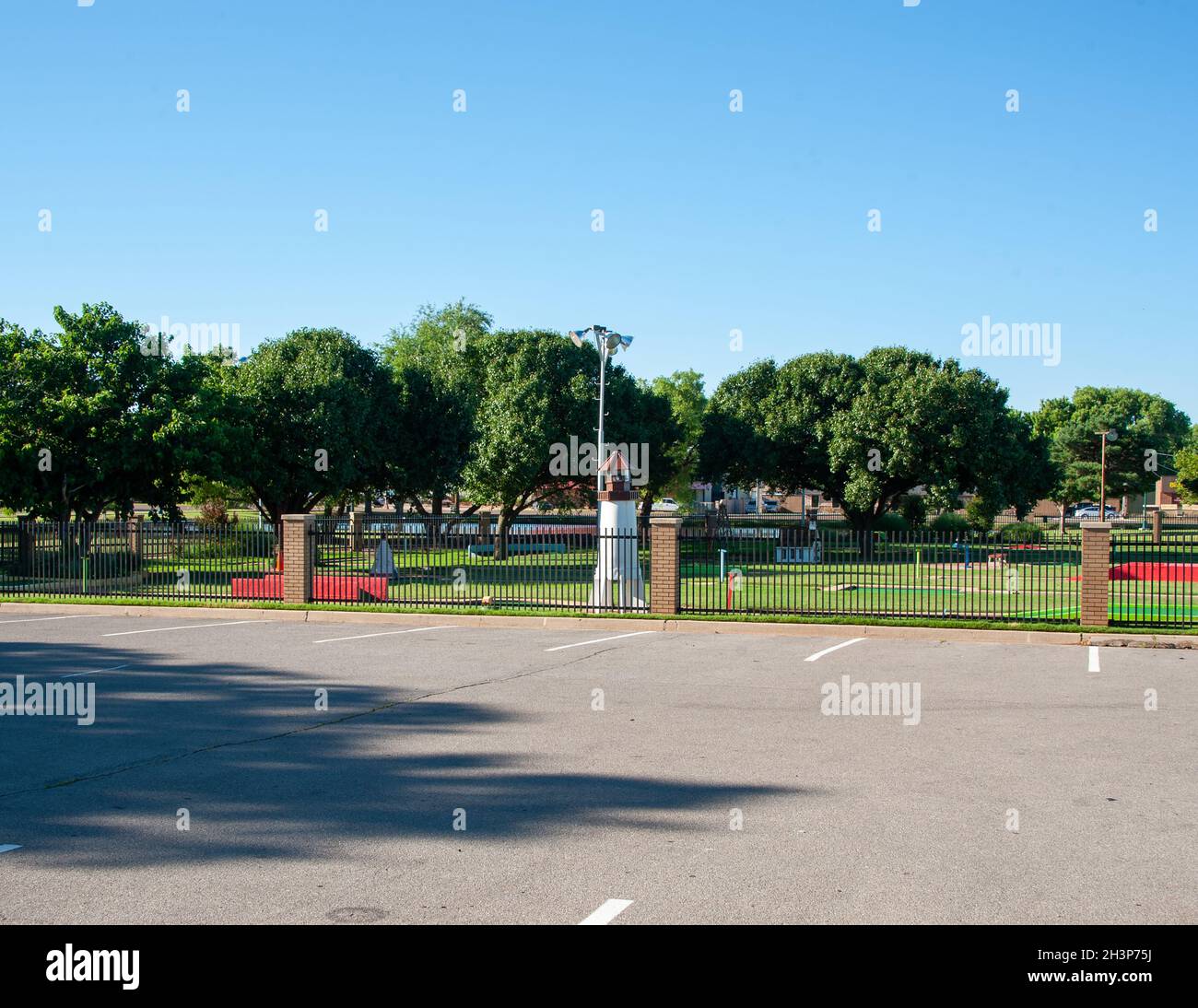 Ackley Park, Elk City, OK. Banque D'Images