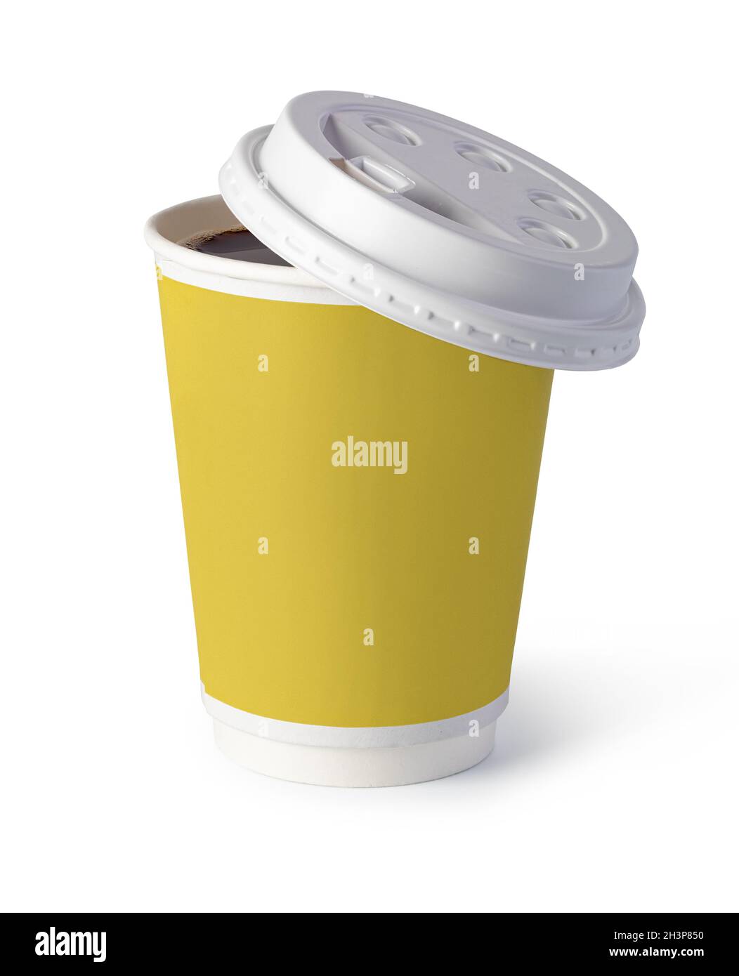 Tasse de café en papier Banque D'Images