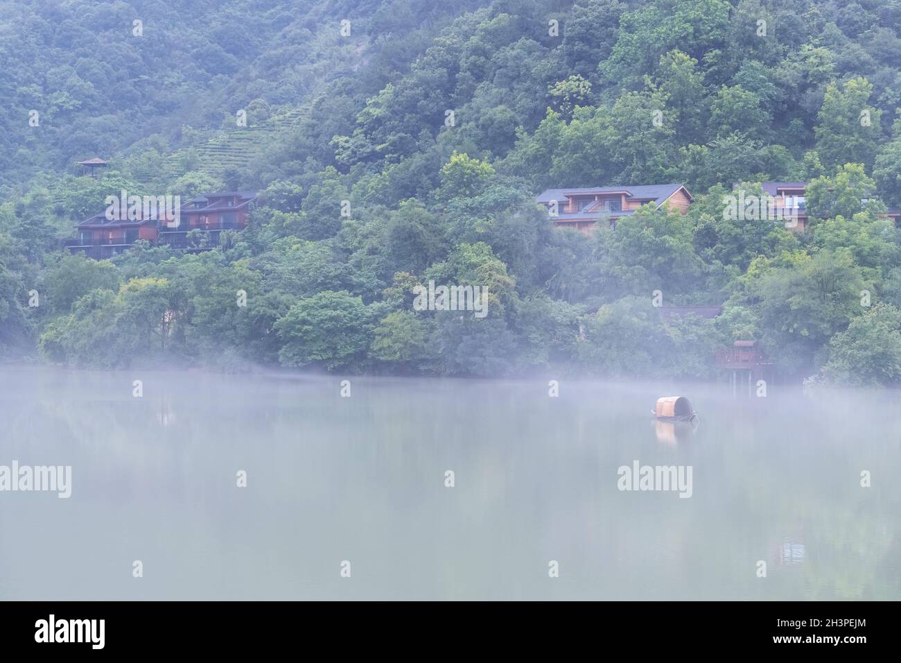 Belle scène de fuchun River Banque D'Images