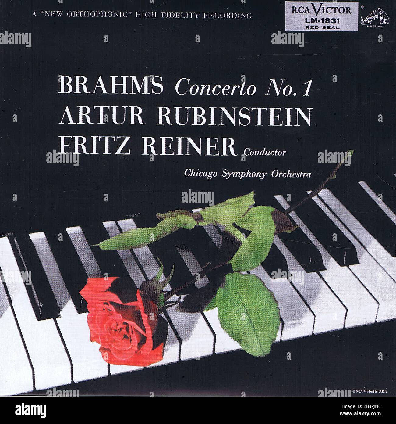 Brahms Concerto pour piano 1 - Rubinstein Reiner RCA Living Stereo CD - musique  classique Vintage Vinyl Record Photo Stock - Alamy