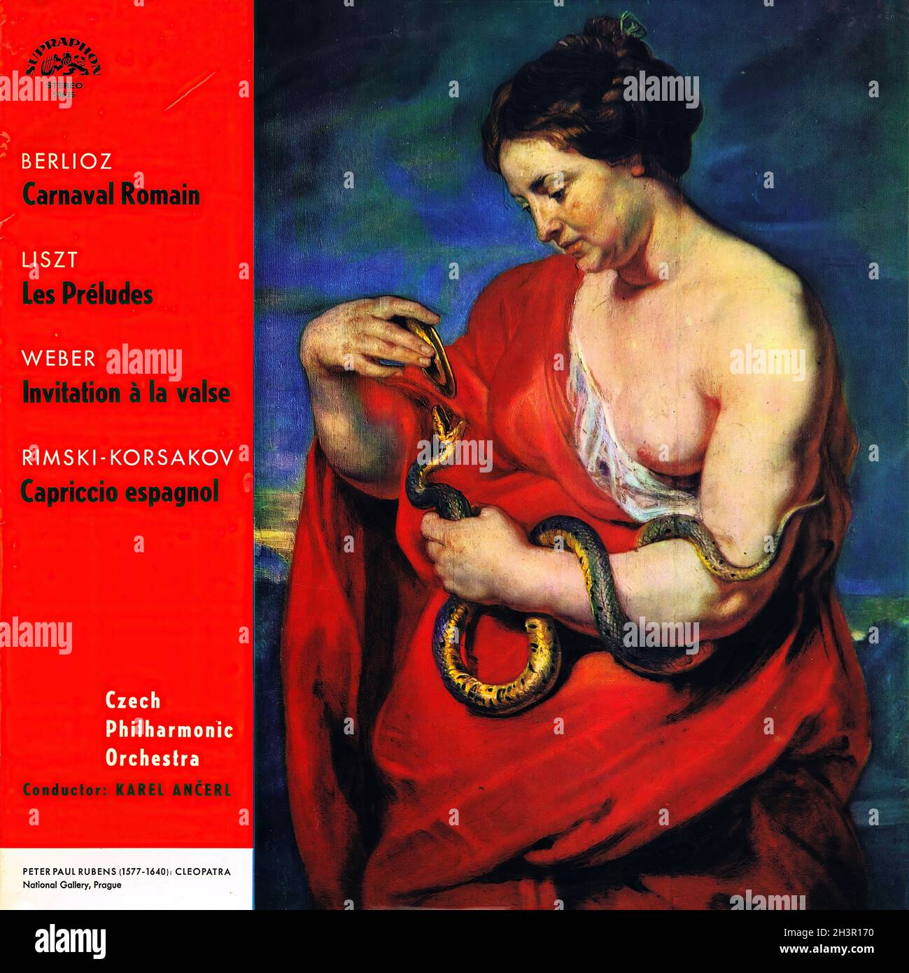 Berlioz Carnaval Romain - Liszt les Préludes - Rimsky-Korsakov Capriccio  espagnol - Weber - Ancerl Supraphon 1 - musique classique Vintage Vinyl  Record Photo Stock - Alamy