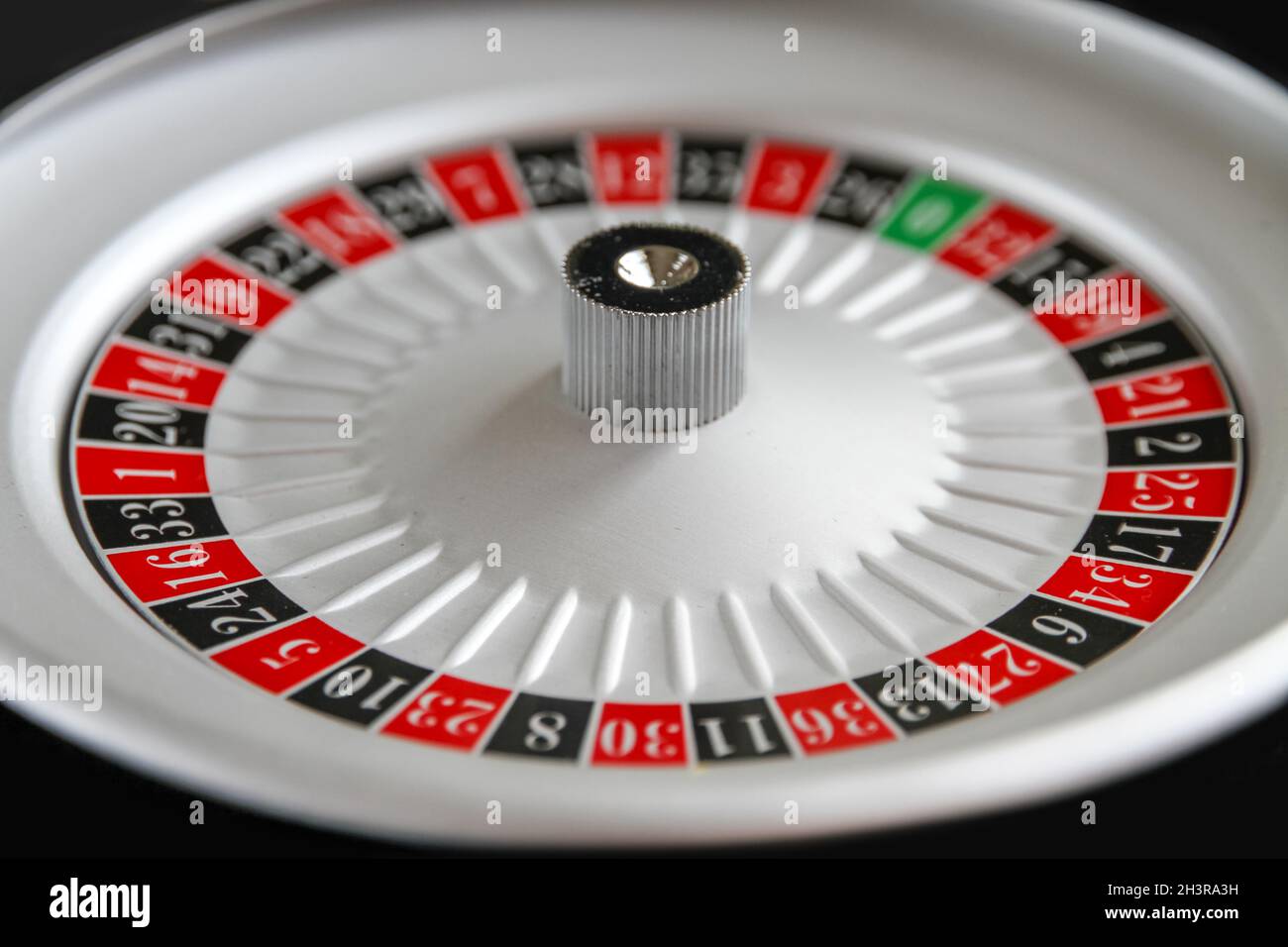 Roulette du Casino vue rapprochée Banque D'Images