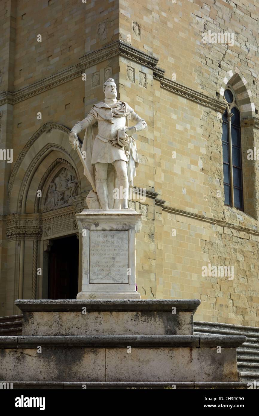 Statue de Ferdinando i deâ€™ Medici Banque D'Images