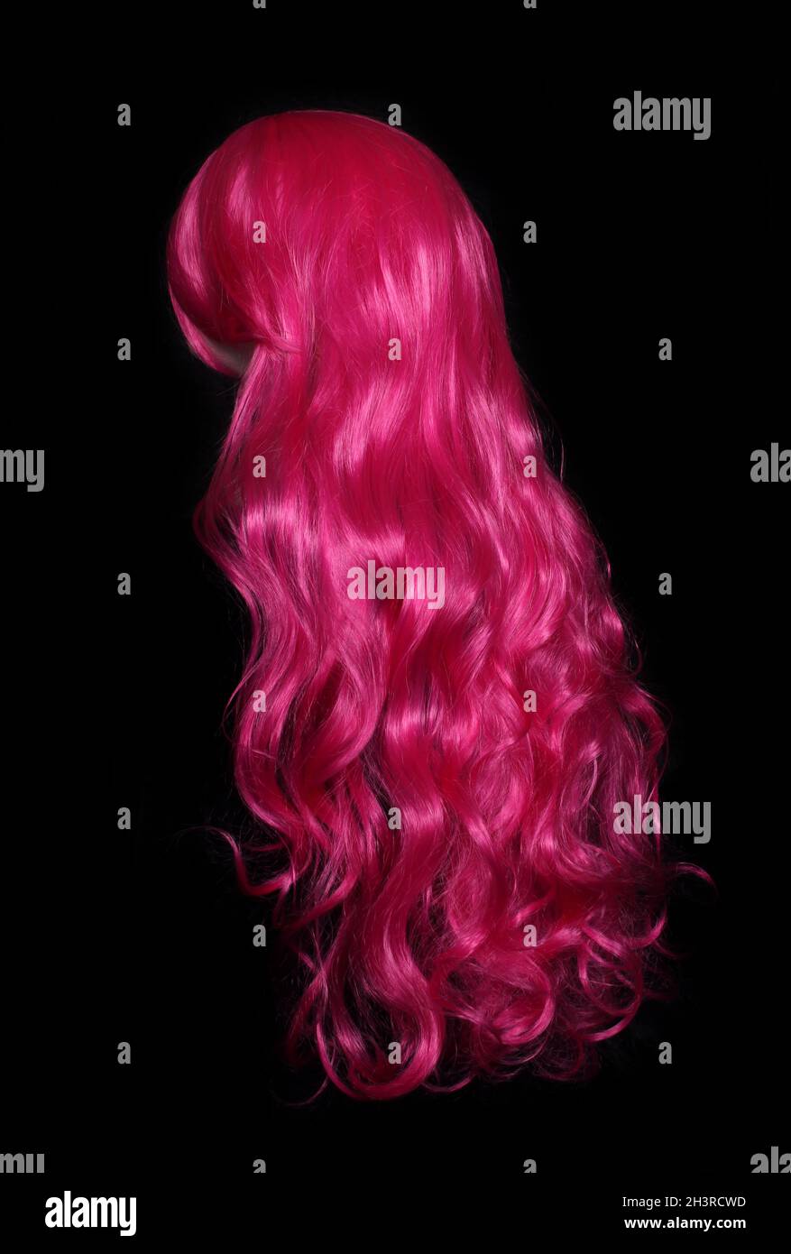 Long cochon rose sur mannequin Banque D'Images