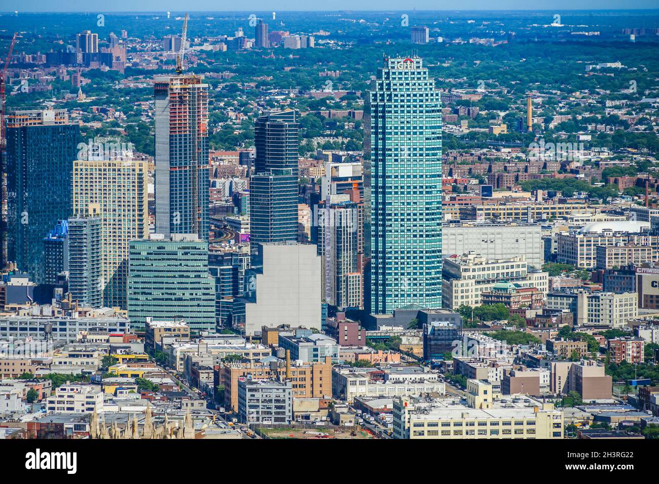 La vue depuis le Rockefeller Center (Top of the Rock) Banque D'Images