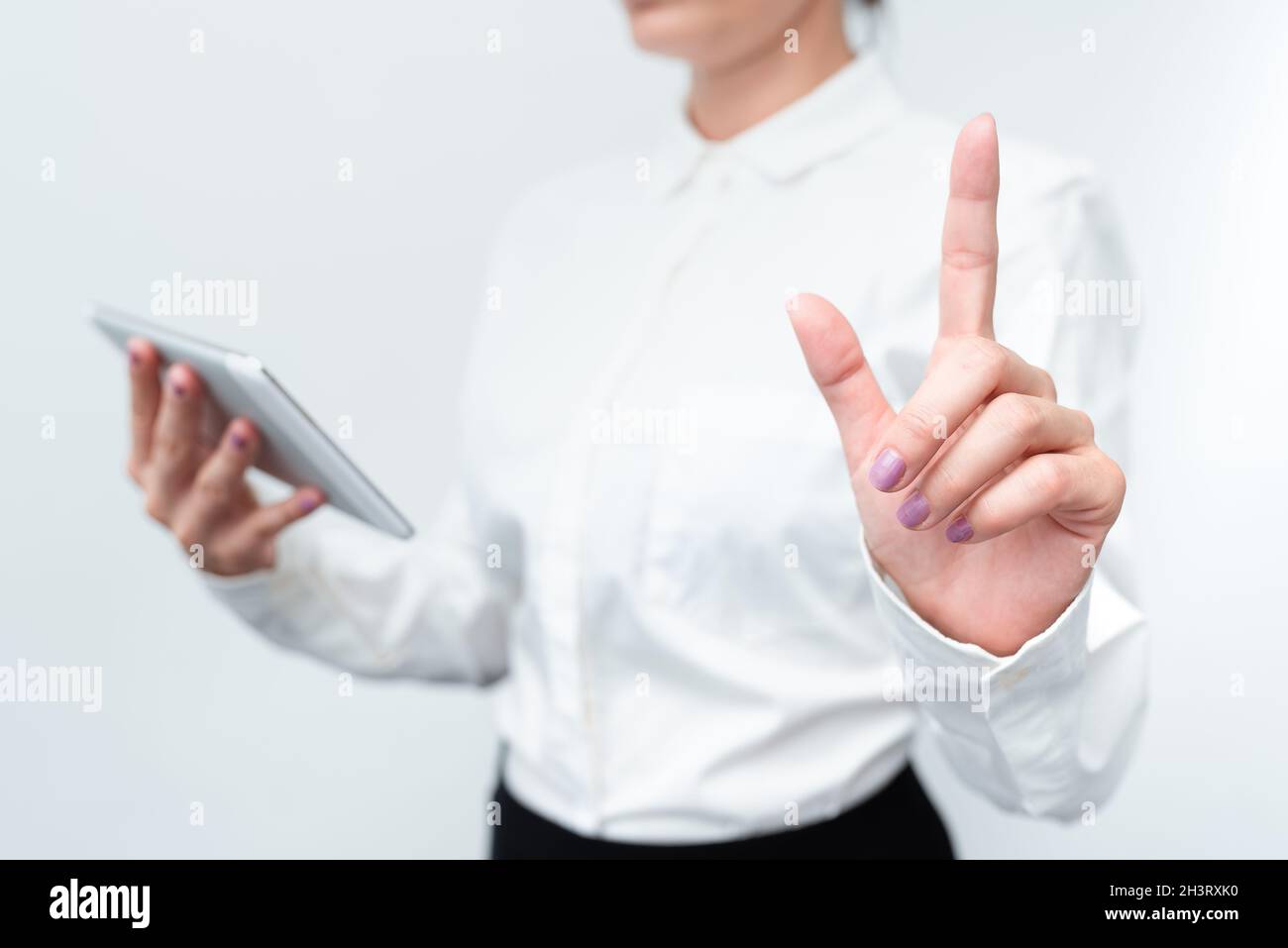 Présentation des nouvelles idées technologiques discussion des améliorations technologiques Présentation du produit électronique connecter les gens Cal vidéo Banque D'Images