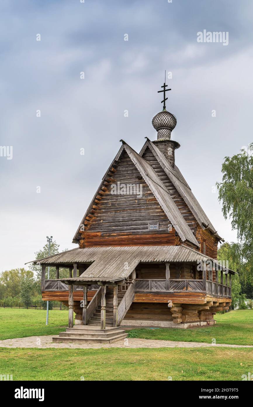 Église Saint-Nicolas en bois, Suzdal Banque D'Images